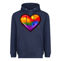 Navy pride heart Heavyweight Hoodie - JahusDesignShop