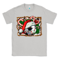 Moon Dust Soccer Ball Christmas With Hat And Candy Cane Classic Tee - FaDigitalArtStudio