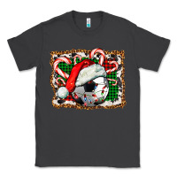 Smoke Soccer Ball Christmas With Hat And Candy Cane Classic Tee - FaDigitalArtStudio