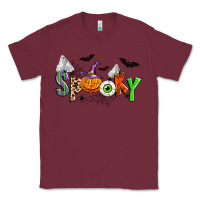 Burgundy halloween spooky Classic Tee - Zillion Design Studio