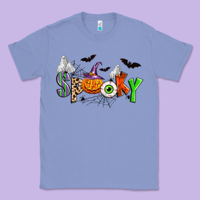 Halloween Spooky Classic Tee Designed By Zillion Design Studio