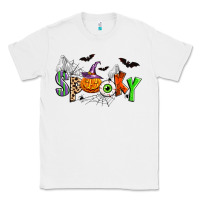 White halloween spooky Classic Tee - Zillion Design Studio