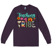 Plum teaching my tribe Long Sleeve Tee - Zillion Design Studio