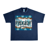 Navy it's freezin season Urban Heavy Tee - RanaPortraitStore