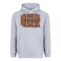 Heather Grey Old Western Leopard Frame Heavyweight Hoodie - Bettercallsaul