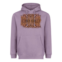 Lavender Old Western Leopard Frame Heavyweight Hoodie - Bettercallsaul
