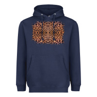 Navy Old Western Leopard Frame Heavyweight Hoodie - Bettercallsaul