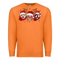 Carrot christmas dogs corgi chihuahua frenchie Premium Sweatshirt - Jasminsmagicworld