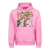 Fuchsia Pink little miss pre k Urban Hoodie - NancyCooperArtShop