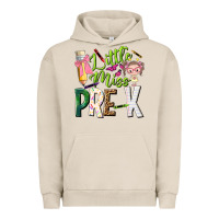 Pigment French Oak little miss pre k Urban Hoodie - NancyCooperArtShop