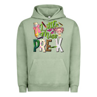 Pigment Oil Green little miss pre k Urban Hoodie - NancyCooperArtShop