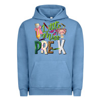 Pigment Pebble Blue little miss pre k Urban Hoodie - NancyCooperArtShop