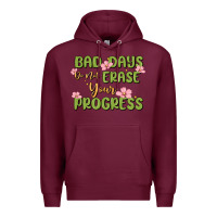 Burgundy mental health uplifting quote Premium Hoodie - MaliasSmallBusiness