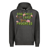 Charcoal Heather mental health uplifting quote Premium Hoodie - MaliasSmallBusiness