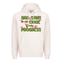 Pale Pink mental health uplifting quote Premium Hoodie - MaliasSmallBusiness