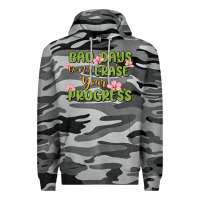 Slate Camo mental health uplifting quote Premium Hoodie - MaliasSmallBusiness