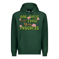 Sports Green mental health uplifting quote Premium Hoodie - MaliasSmallBusiness