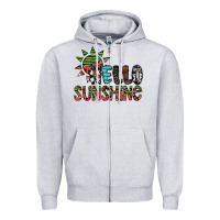 Hello Sunshine Zipper Hoodie | Teevron