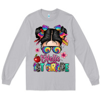 Moon Dust hello first grade Long Sleeve Tee - texasbilliewilder