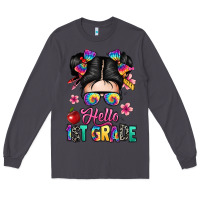 Smoke hello first grade Long Sleeve Tee - texasbilliewilder