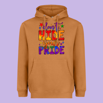 Don't Hide Your Pride Heavyweight Hoodie Designed By Jahusdesignshop