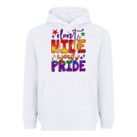 White don't hide your pride Heavyweight Hoodie - JahusDesignShop
