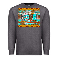 Charcoal Heather western love nurse tumbler Premium Sweatshirt - BundleAndBundleShop