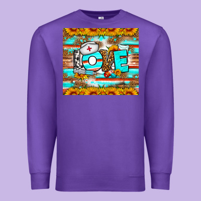 Western Love Nurse Tumbler Premium Sweatshirt Designed By Bundleandbundleshop