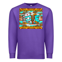 Purple western love nurse tumbler Premium Sweatshirt - BundleAndBundleShop