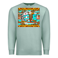 Seafoam western love nurse tumbler Premium Sweatshirt - BundleAndBundleShop