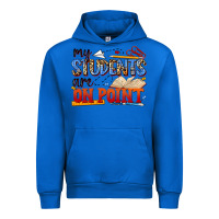 Cobalt my students are on point Urban Hoodie - NancyCooperArtShop