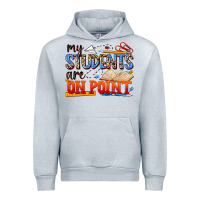 Heather Grey my students are on point Urban Hoodie - NancyCooperArtShop