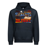 Navy my students are on point Urban Hoodie - NancyCooperArtShop