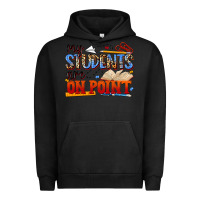 Pigment Black my students are on point Urban Hoodie - NancyCooperArtShop