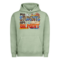 Pigment Oil Green my students are on point Urban Hoodie - NancyCooperArtShop