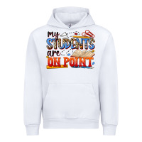 White my students are on point Urban Hoodie - NancyCooperArtShop
