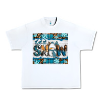 White let it snow Urban Heavy Tee - RanaPortraitStore