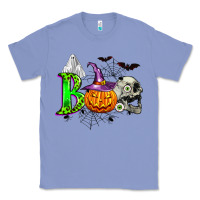 Colony Blue boo halloween Classic Tee - Zillion Design Studio