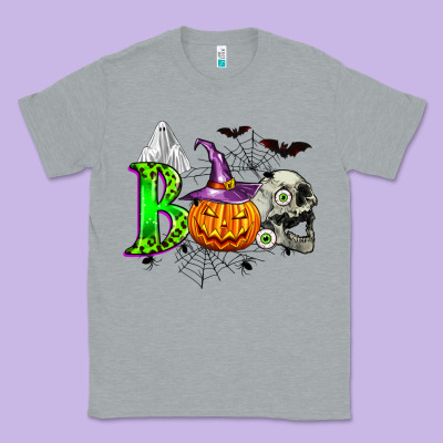 Boo Halloween Classic Tee Designed By Zillion Design Studio