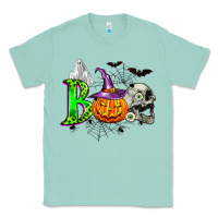 Seafoam boo halloween Classic Tee - Zillion Design Studio
