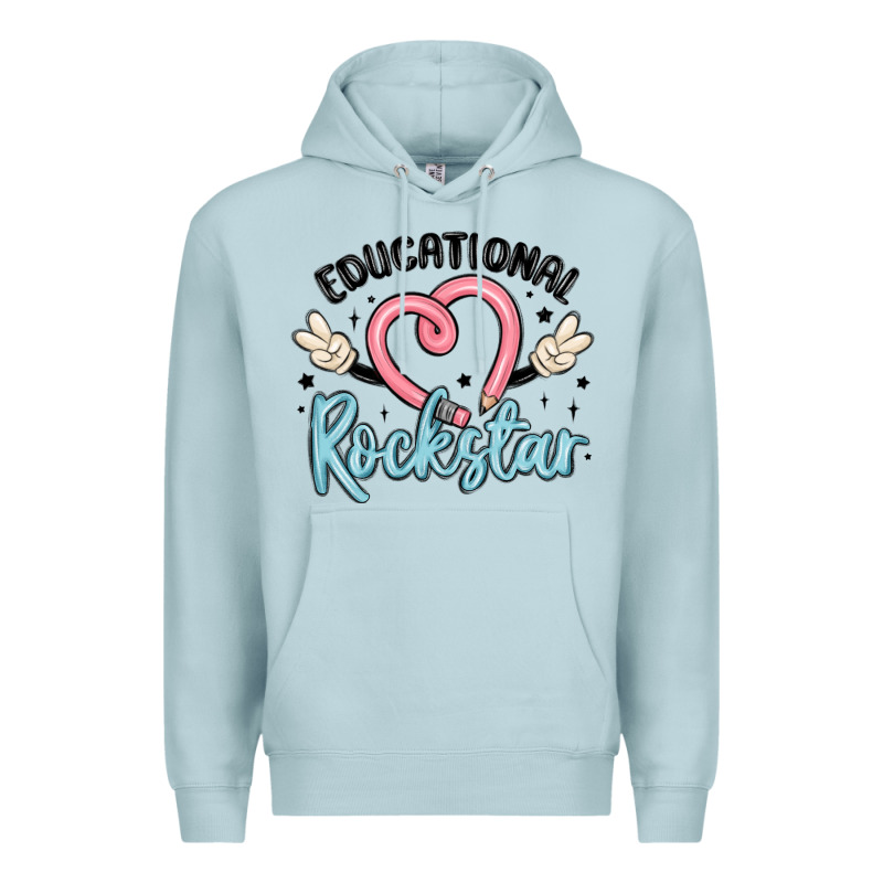 Educational Rockstar Premium Hoodie by MaliasSmallBusiness | Teevron