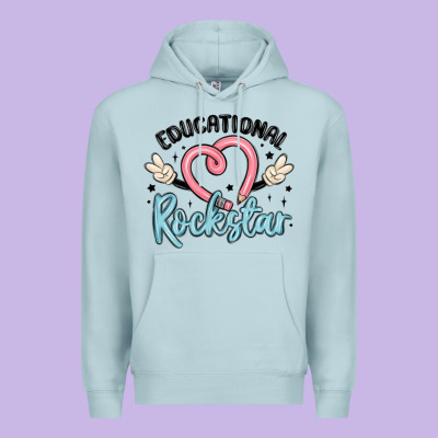 Educational Rockstar Premium Hoodie Designed By Maliassmallbusiness