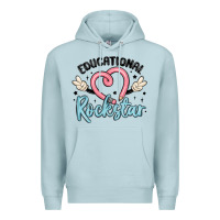 Blue Mist educational rockstar Premium Hoodie - MaliasSmallBusiness