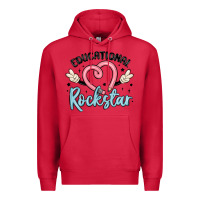 Cardinal educational rockstar Premium Hoodie - MaliasSmallBusiness