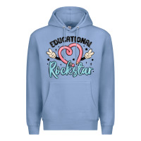 Colony Blue educational rockstar Premium Hoodie - MaliasSmallBusiness