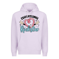 Lilac educational rockstar Premium Hoodie - MaliasSmallBusiness