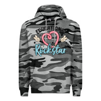 Slate Camo educational rockstar Premium Hoodie - MaliasSmallBusiness