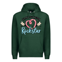 Sports Green educational rockstar Premium Hoodie - MaliasSmallBusiness
