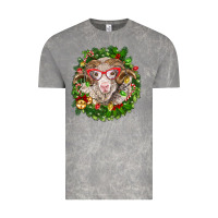 Cloud Rock Christmas merino Vintage Tee - BarkalooDesign