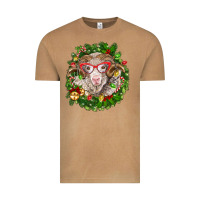 Vintage Camel Christmas merino Vintage Tee - BarkalooDesign